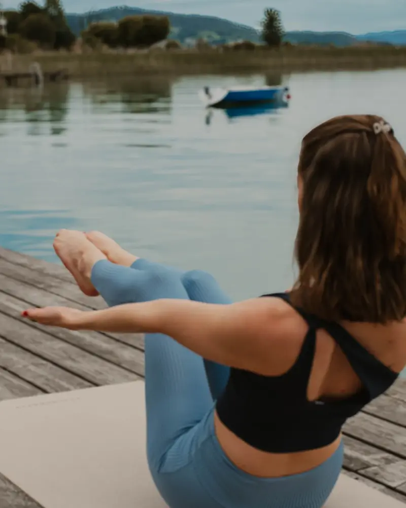 einatmen ausatmen Yoga und Pilates Studio am Wörthersee